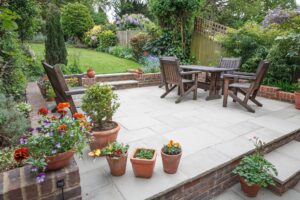 concrete patio